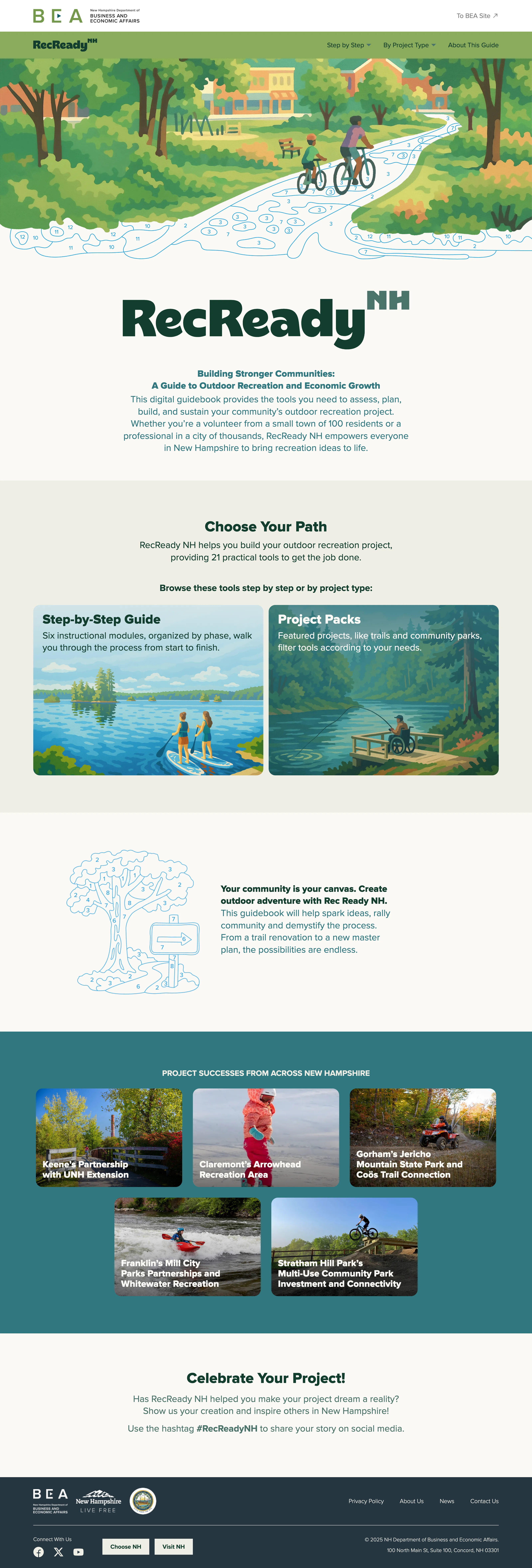 Wildly Responsible microsite landing page